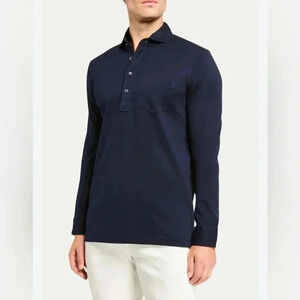 POLO Ralph Lauren Long Sleeve Shirt with Button Sleeves Mens Size L